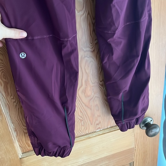 Lululemon Track To Reality Pant Plum / Pow Stripe Raspberry Glo Light - 4 - Picture 5 of 8